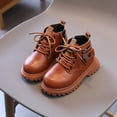 thumbnail image 3 of Botas individuales de estilo moderno para niñas de otoño e invierno, botas Martin para niños, botas cortas de moda con cremallera lateral para niños, botas de moda, 3 of 5