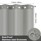 thumbnail image 3 of Cortinas de Exterior Uxcell para Patio Impermeables, 110W x 108L Pulgadas Cortinas Pesadas para Gazebo Exterior, Porche, Luz Solar [Gris, Con Ojal], 3 of 7