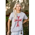 thumbnail image 5 of Medieval Knight Templar Christian Men's Graphic T Shirt Tees Brisco Brands M, 5 of 6