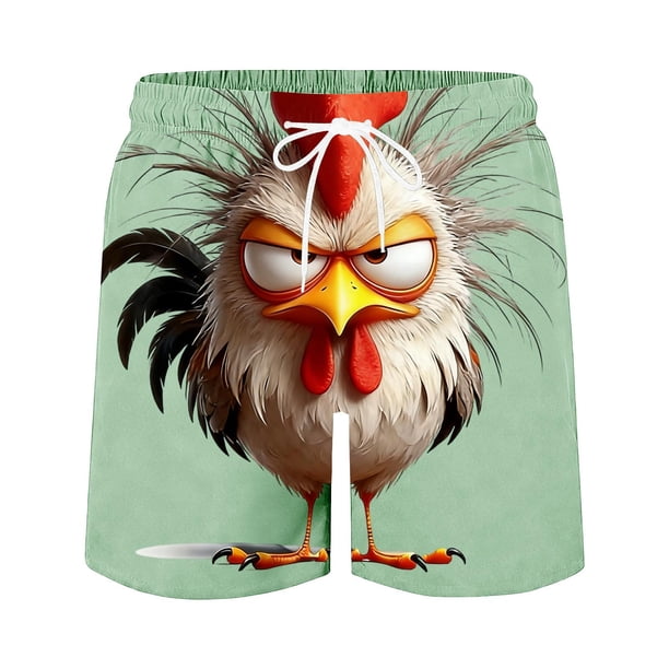 Pantalones de Cintura Elásticos con Cordón para Playa Y Natación, Tejido de Poliéster Ligero Y Transpirable para Uso Casual Y de Ocio