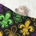 thumbnail image 2 of Rocae Mardi Gras1 for Pet Blanket Dog Blanket Cat Blanket Soft Sleep for Small Medium Pet-Medium, 2 of 8