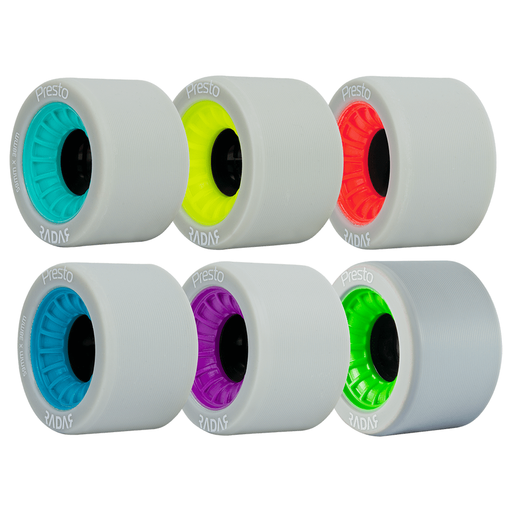Riedell Skates Radar Presto 59/38mm Jam/Derby Skate Wheels (Set of 4