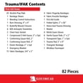 thumbnail image 2 of First Aid 82-Piece IFAK Emergency Trauma Kit, MOLLE-Compatible Tactical First Aid Kit with Tourniquet for Car, Home, Camping, and, 2 of 7