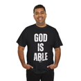 thumbnail image 6 of DJH Apparel | God Is Able Inspirational Christian Unisex T-shirt, 6 of 6
