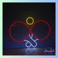 thumbnail image 3 of Shinelab Ping Pong Neon Sign, Table Tennis Wall Art Light, Sport Club Home Wall Decor 01308, 3 of 4