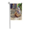thumbnail image 1 of NUDECOR Baby Leopard Tortoise Sunbathe on Ground His Protective Shell Garden Flag Decorative Flag House Banner 12x18 inch, 1 of 1