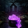 thumbnail image 2 of Chamoist Witch Jar Bubble Pot Set,Luminous Witch Jar Halloween Decoration Ornament,Halloween Witches Cauldron Witch Jar Bubble Pot Party Ornament,Halloween Decoration Indoor Bubble Pot Set, 2 of 5