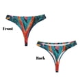 thumbnail image 3 of Balery Romantic Flamingo Pair Tangas de Algodón para Mujer con Estampado – Ropa Interior Sexy, Transpirable, G-string-Small, 3 of 6