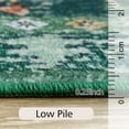 thumbnail image 2 of 6x9 Ft Area Rug, Washable Non-Slip Outdoor & Indoor Rug for Living Room, Patio, Bedroom – Boho Green Design, Perfect for Any Space, Soft & Durable, 2 of 11