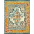 thumbnail image 2 of Rugs.com Carnevale Collection Rug – 8' x 10' Blue Medium Rug Perfect For Living Rooms, Large Dining Rooms, Open Floorplans, 2 of 5