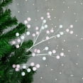 thumbnail image 2 of Northlight 24" Pink and White Pom Pom Christmas Spray, 2 of 4