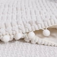 thumbnail image 2 of Paquete de 2 fundas de almohada decorativas bohemias color crema, 45 x 45 cm, con pompón para sofá cama o sala de estar, funda de cojín de pana suave, 45 x 45 cm, 2 of 3