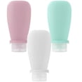 thumbnail image 7 of TABLZONE 3-Pack Travel Silicone Bottles Reusable Leak-Proof Toiletry Containers Assorted Colors for Travel, 7 of 7