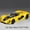 Tomahawk Yellow, variant on 1:32 Hellcat Tomahawk Model Toy Supercars Alloy Diecast Sound Light Doors Opened Pull Back Simulation Sports Car Toys for Kids
