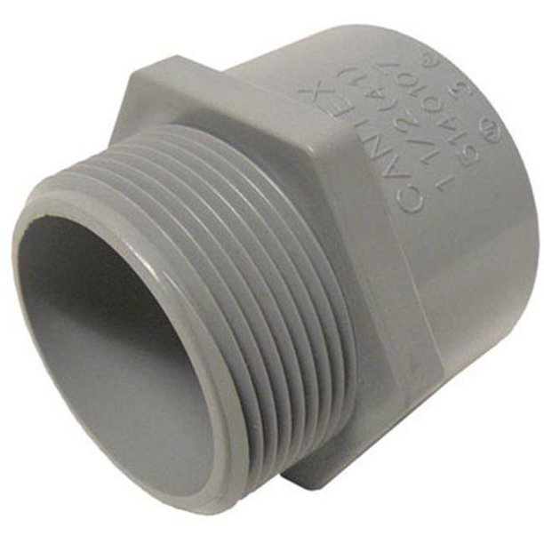 Kraloy Fittings TA25 233408 PVC Terminal Adapter 2.5 in. Walmart