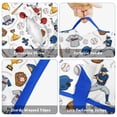 thumbnail image 6 of White Baseball Elements Pattern Toddler Nap Mats for Kids Preschool,Sleeping Mat Bag or Kids,Toddler Sleeping Bag,Toddler Nap Mat or Daycare, 6 of 6