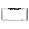 Jeep Wrangler Unlimited On Top Chrome Plated Metal License Plate Frame Holder