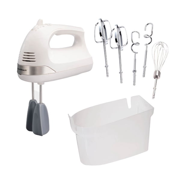 Batidora de Mano Hamilton Beach 6 Velocidades 275 W Mod. 62636G Blanco