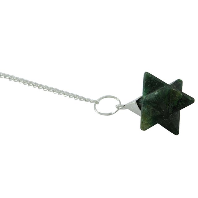 Harmonize Meditation Balancing Merkaba Nephrite Jade Pendulum Reiki Healing Crystal Energy Genrator Dowsing