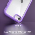 thumbnail image 5 of FYBTO iPhone SE 2020 Case, iPhone 8 & 7 Case, iPhone SE 2nd Generation Case, Full-Body Durable Shockproof Case with Build in Screen Protector Heavy Duty Shock Resistant Hybrid Rugged Cover, Black, 5 of 5