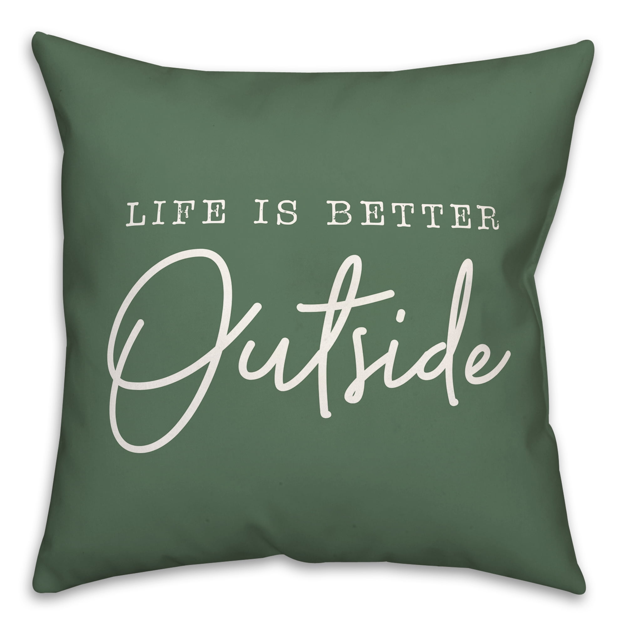 Creative Products Better Outside Green 16 x 16 Indoor / Outdoor Pillow