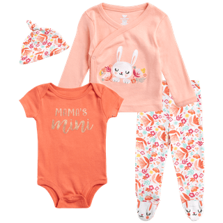 Carter's Baby Girls' 3 Pc Turn Me Around Set - Pink Monkey - 24 Months