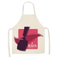 thumbnail image 1 of 1pc Kitchen Cleaning Apron Linen Apron Household Waterproof And Oil-proof Apron, 1 of 1