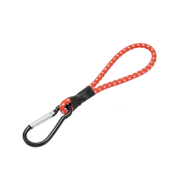 Cuerda elástica con mosquetón, cuerda elástica para tienda de campaña, accesorio de cuerda, Mini cuerda elástica kusrkot Cuerda elástica