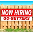 thumbnail image 1 of Now Hiring Go-Getters 13 oz Vinyl Banner With Metal Grommets, 1 of 4