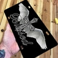 thumbnail image 5 of Yehwow Blessed Angel Wings Cross Metal Car Plate Decorative Aluminum License Plate Tag Sign, 5 of 5
