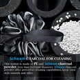 thumbnail image 4 of Scheam 4 Pack Black Shower Puff Bath Sponge - Extra Soft Shower Loofah for Cleaning & Exfoliating | Black Skin Cleaning Shower Sponge - Comfortable Body Scrubber | Body Scrunchies for Baby & Adults, 4 of 7