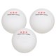 thumbnail image 1 of Pelotas de ping pong NikouMX ABS 3 estrellas color blanco 3 uds, 1 of 8