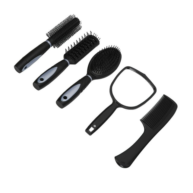 Soporte Para Espejo De Peine Para El Cabello, Ergonómico, Soporte Para Cepillo Para Peine, Portátil, Paquete De 5 Para Todos Los Estilos De Cabello Para El Hogar
