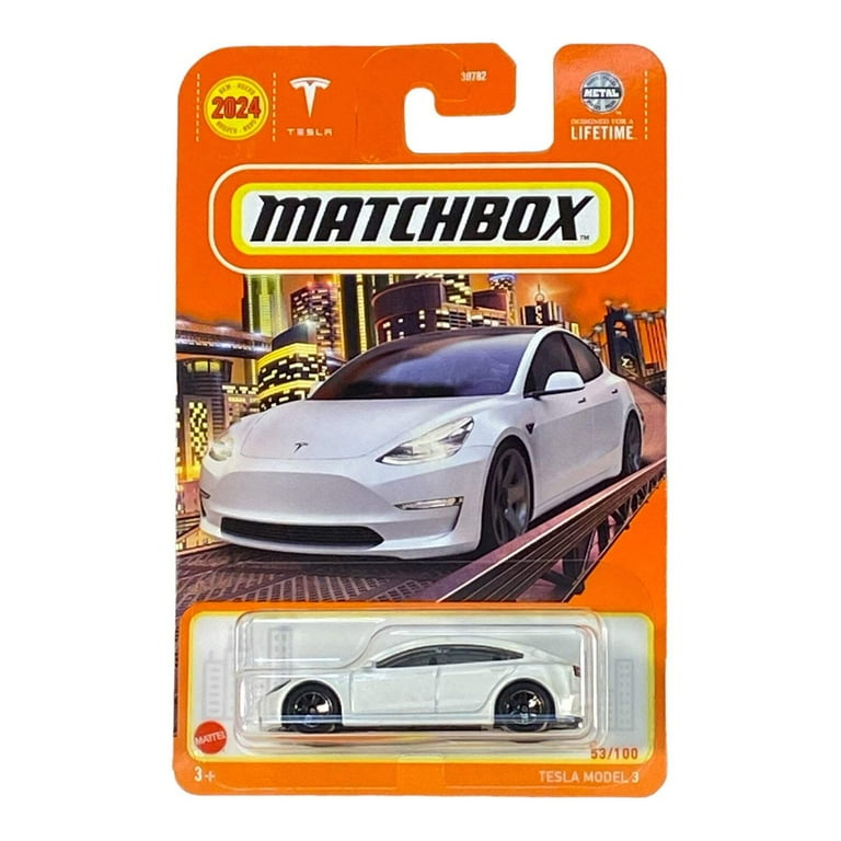 Mattel Matchbox Tesla Model 3 White 1.44 oz Walmart
