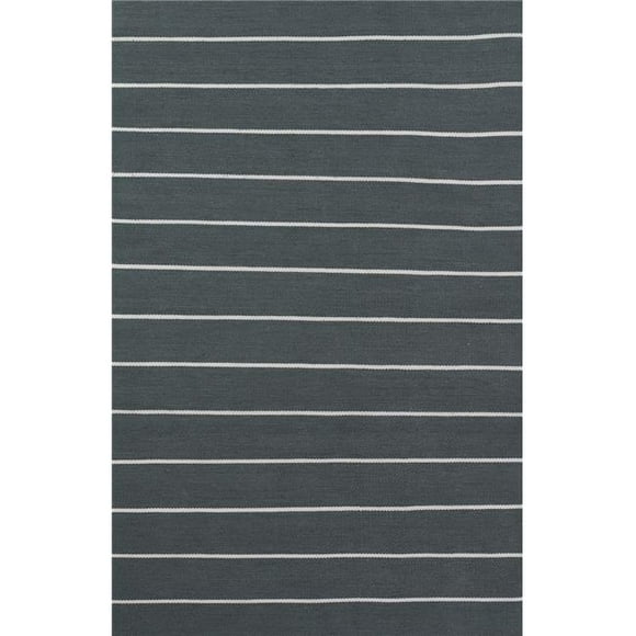 Erin Gates RIVERRIV-2SLT7696 7 ft. 6 in. x 9 ft. 6 in. River Hand Woven Contemporary Rectangle Area Rug&#44; Slate