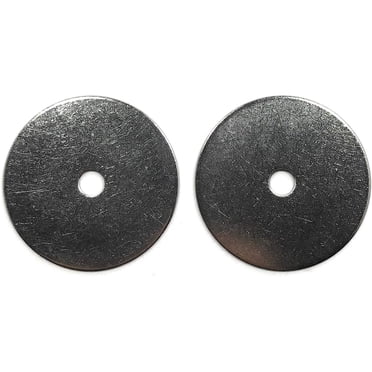 50pcs #8 Stainless Steel Fender Washers – ID .164" X OD 3/4" – 316 SS Flat Washers