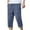 Gray, variant on Mens Capris with Pockets Casual Summer Workout Athletic Pants Relaxed Fit Capri Pants