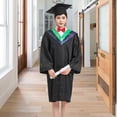 thumbnail image 3 of ZenCart Bachelor Uniform Matte Graduation Gown Cap Tassel Set V-Neck Long Sleeve Robe Graduation Cap And Gown Set Graduation Ceremonies Photo Props, 3 of 8