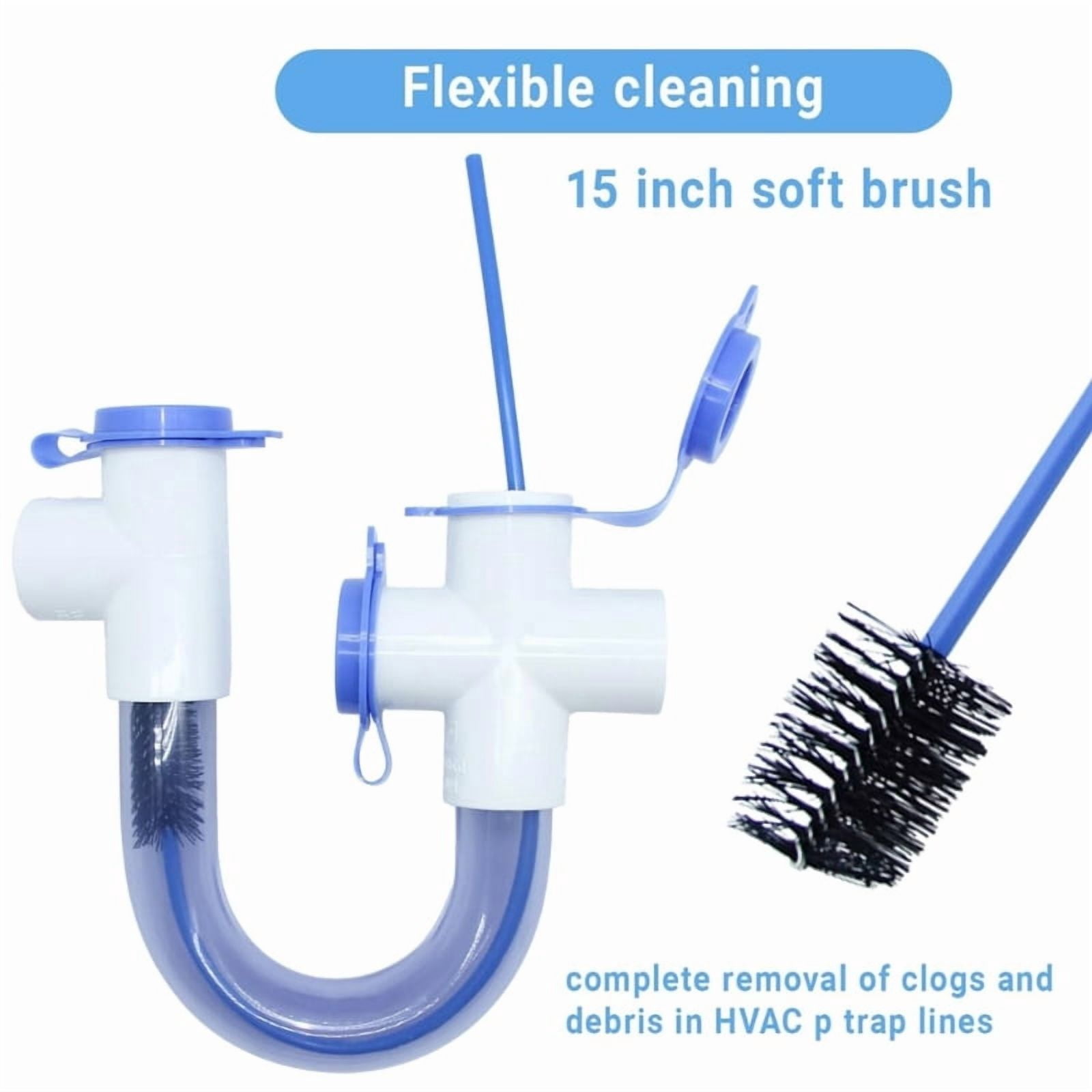 3/4Inch Condensate Trap with Cleaning Brush Effectively Drains Condensate