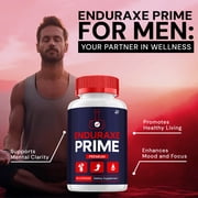 Enduraxe Prime for Men Capsules – EnduraxePrime Vitamin Complex Pills, Energy, 2 Pack, 120 Capsules