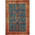 thumbnail image 2 of Unique Loom Outdoor Traditional Collection Area Rug - Legacy (4' 1" x 6' 1" Rectangle Navy Blue/Brown), 2 of 8
