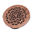 thumbnail image 1 of Tapa de boca La guitarra de madera Boca agujero de sonidos de la cubierta del bloque de votos Buffer de madera de caoba de ecualización acústica guitarras folk Tomshoo  Tapa de boca, 1 of 6