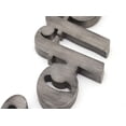 thumbnail image 3 of Parisloft 3D Cutout Coffee Metal Wall Sign, Vintage Farmhouse Decor, Antique Silver, 33.5"W, 3 of 8