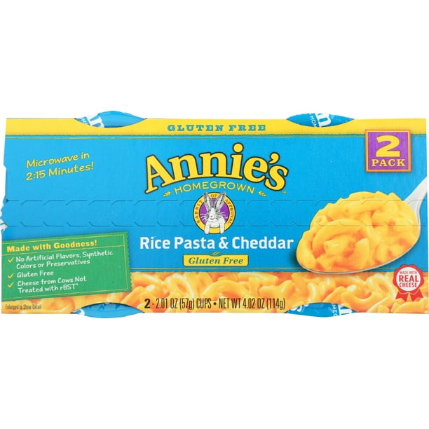 Annie's Macaroni & Cheese, Rice Pasta & Cheddar Gluten Free Mac and