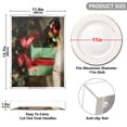 thumbnail image 3 of Acrylic Tray 15.7*11.8*1.9 Inch Transparent Tray Food Tray Tea Cup Tray Serving Trays Cosmetics Storage Kitchen Table Bathroom Sundry Storage Warm Christmas Gifts, 3 of 7