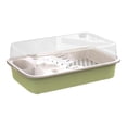thumbnail image 3 of FITYLE Turtle Tank Reptile Habitat Multifunction Areas Bottom Drainage Tortoises Case Breeding Box Hermit Tortoise Enclosure Starter green, 3 of 9