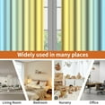 thumbnail image 7 of Lfeey Blackout Curtain for Living Room 63 inch Length, Light Blue Yellow Gradient Curtain, 2 Panels, 7 of 7