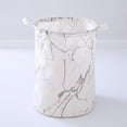 thumbnail image 1 of AMERTEER  Foldable Laundry Basket Simple Style Printed Toy Storage Bucket Dirty Clothes Basket Box Linen Fabric Canvas Organizer, 1 of 6