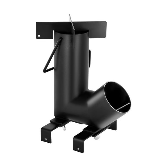 CAFORKP Outdoor Wood Burning Rocket Stove, Compact Camping Stove with Carrying Case, Carbon Steel Backpacking Stove for Boiling Water & Cooking, Burns Twigs, Sticks, Wood, Ideal for Camping, Hiking