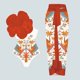 thumbnail image 1 of Traje de baño de una pieza para mujer con estampado decorativo de flores grandes en 3D, 1 of 6